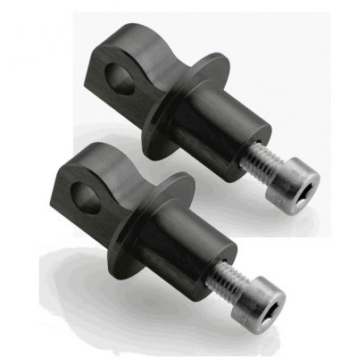 Adaptér pro stupačky spolujezdce RIZOMA pro motocykly SUZUKI GSR750, GSXR 600/750/1000, hliník